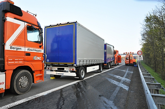 LKW-Auffahrunfall Wehr