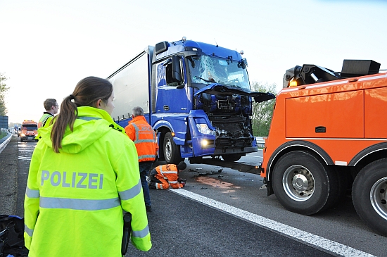 LKW-Auffahrunfall Wehr