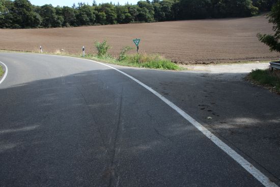 Motorradunfall Glees