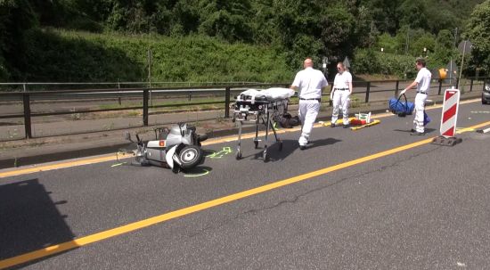 Unfall Rollerfahrer B9