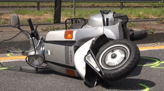 Unfall Rollerfahrer B9