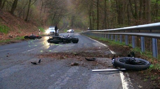Motorradunfall Wollscheid